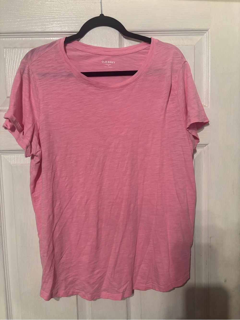 Old Navy Pink Short-Sleeve Crewneck Tee